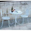 Hot Sale Antique White Foldable Table and Chairs